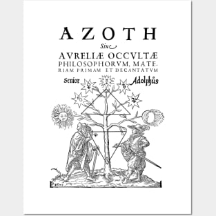 Azoth. Senior Adolphus. Basil Valentine. Alchemy Posters and Art